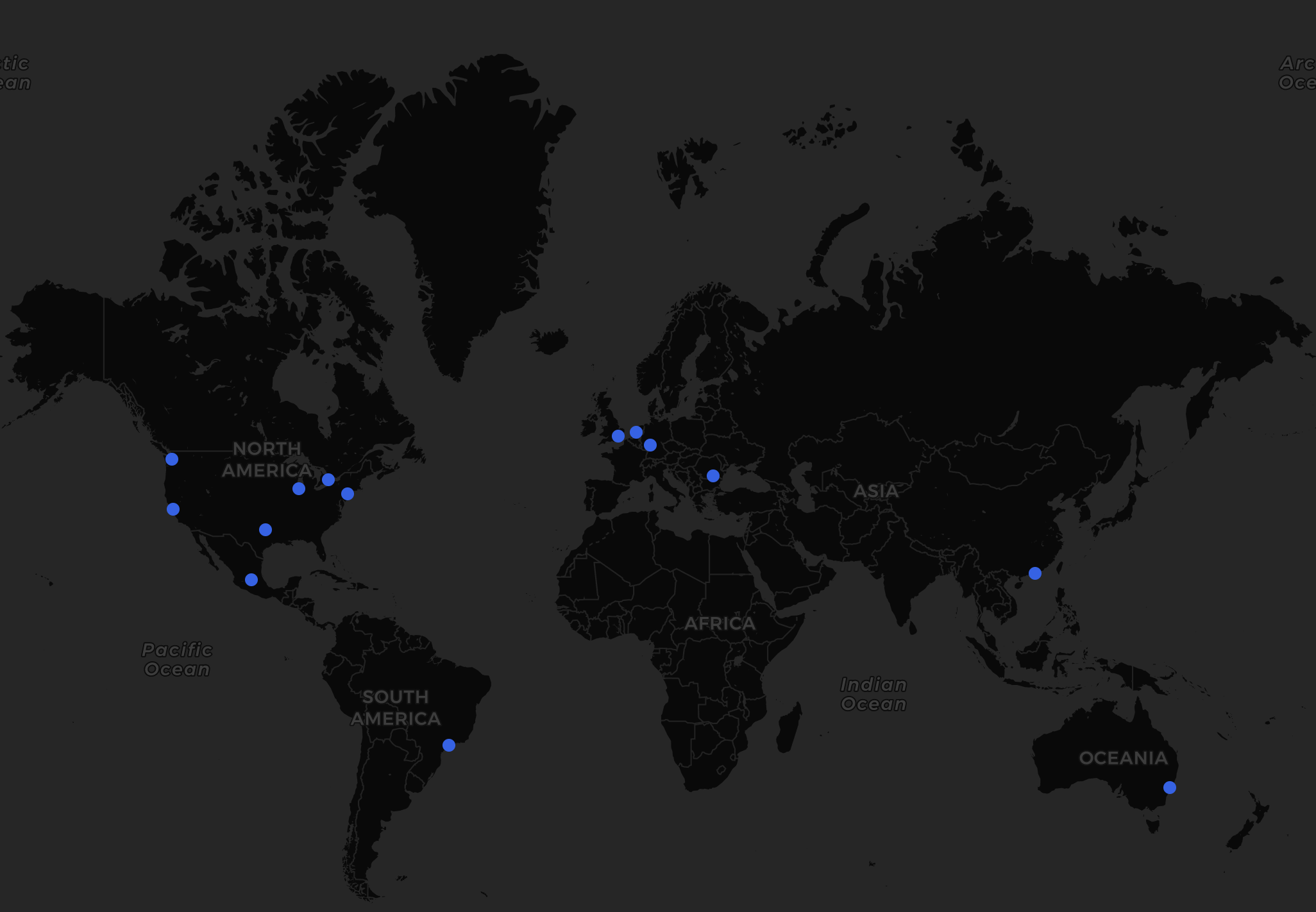 DNS Server Locations