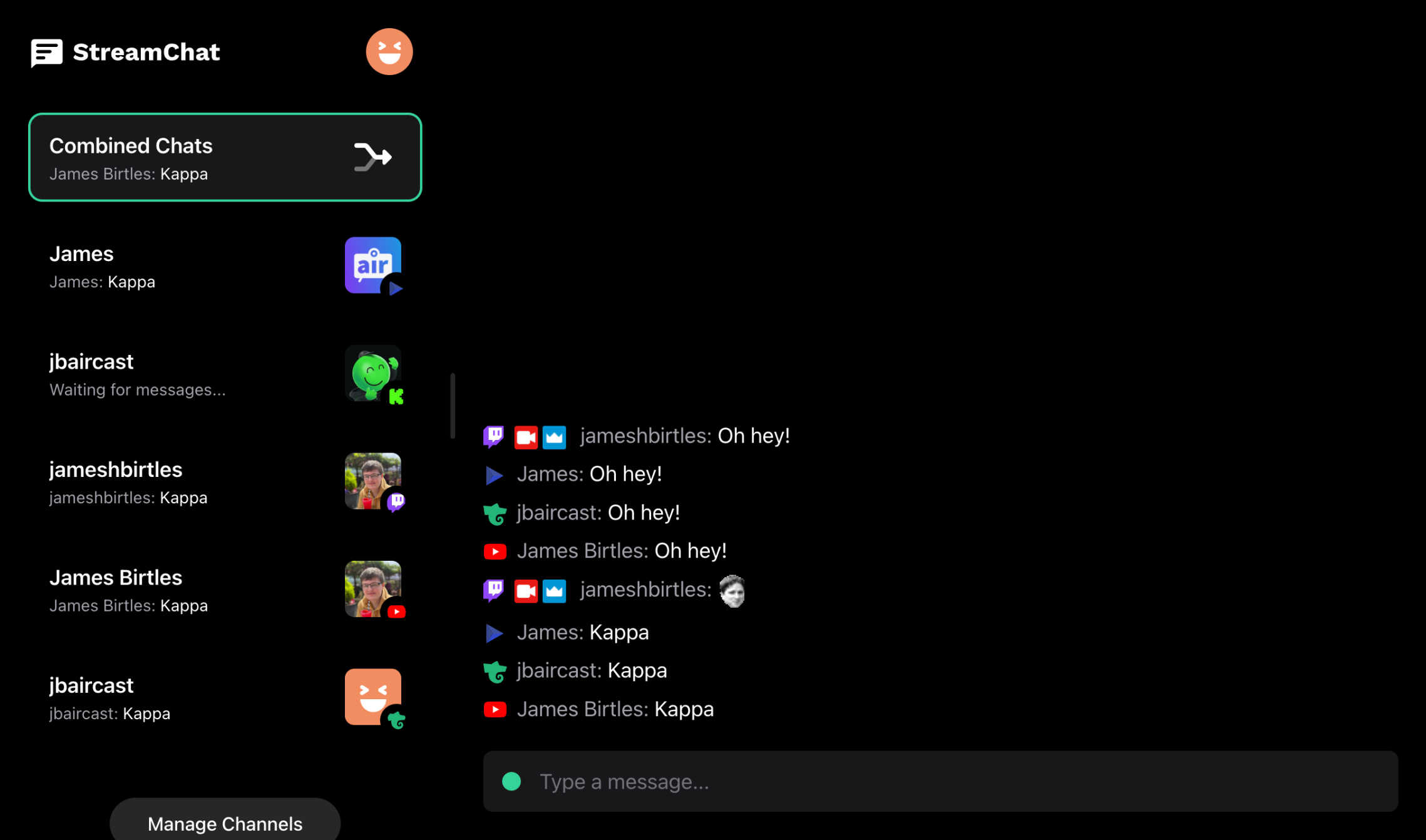 StreamChat UI Update